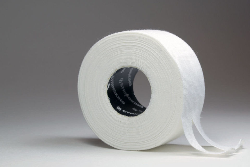 StringKing Lacrosse Tape - Pre-Cut for Lacrosse Sticks and Shafts (2-Pack - White/White)