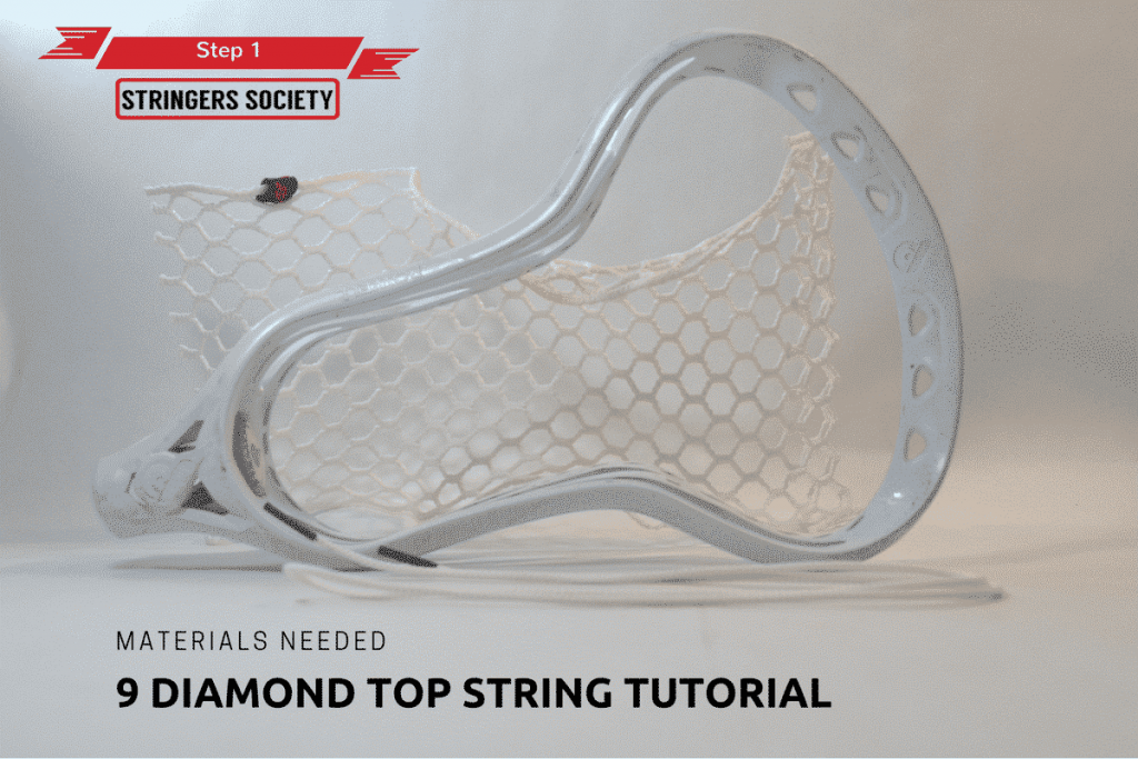 9 Diamond Lacrosse Top String Tutorial 9 Diamond Top String | lacrosse 9 diamond top string tutorial 1