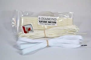 six diamond lacrosse mesh