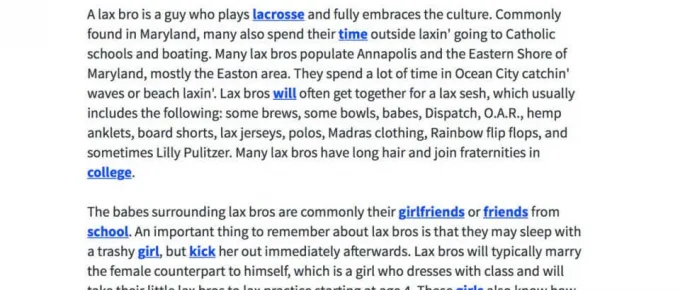 bro bible,lacrosse culture