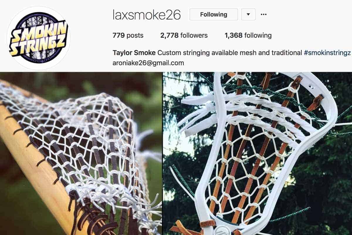 traditional lacrosse pockets