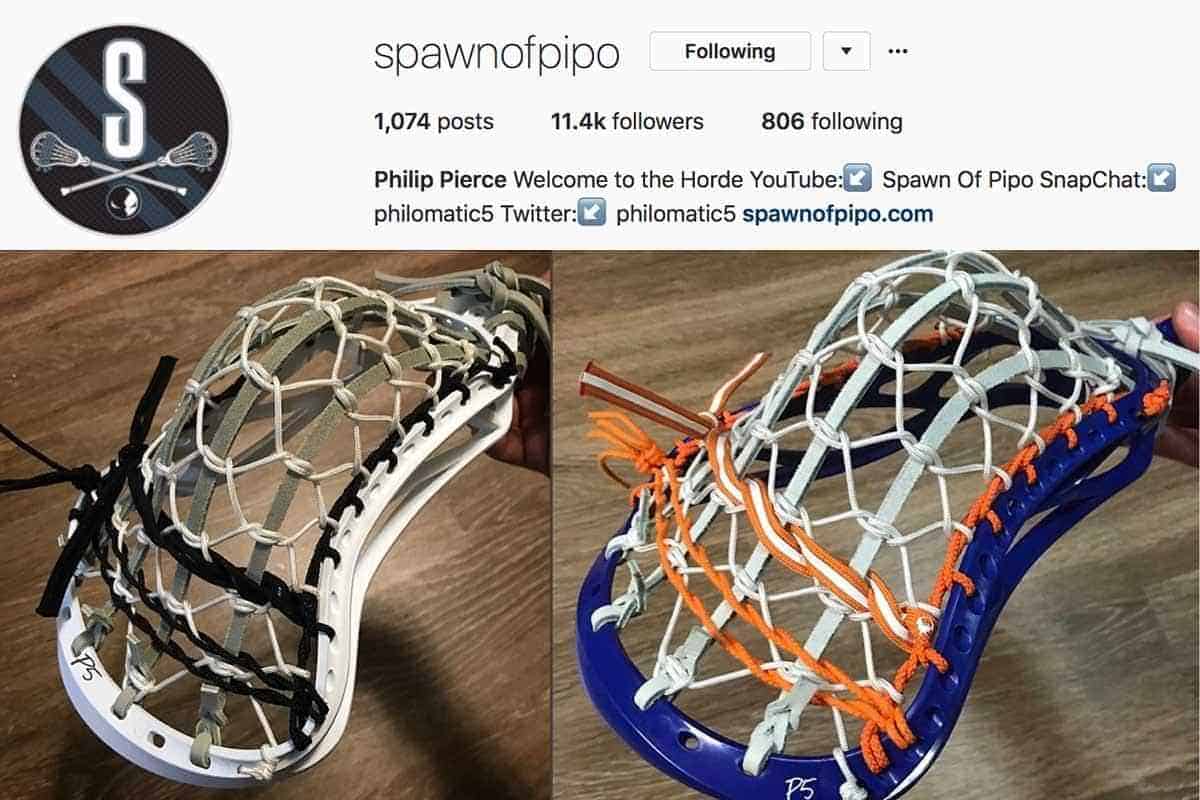 traditional lacrosse pockets
