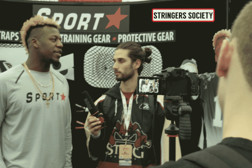 myles jones talks sportstar and chinstraps at laxcon 2018