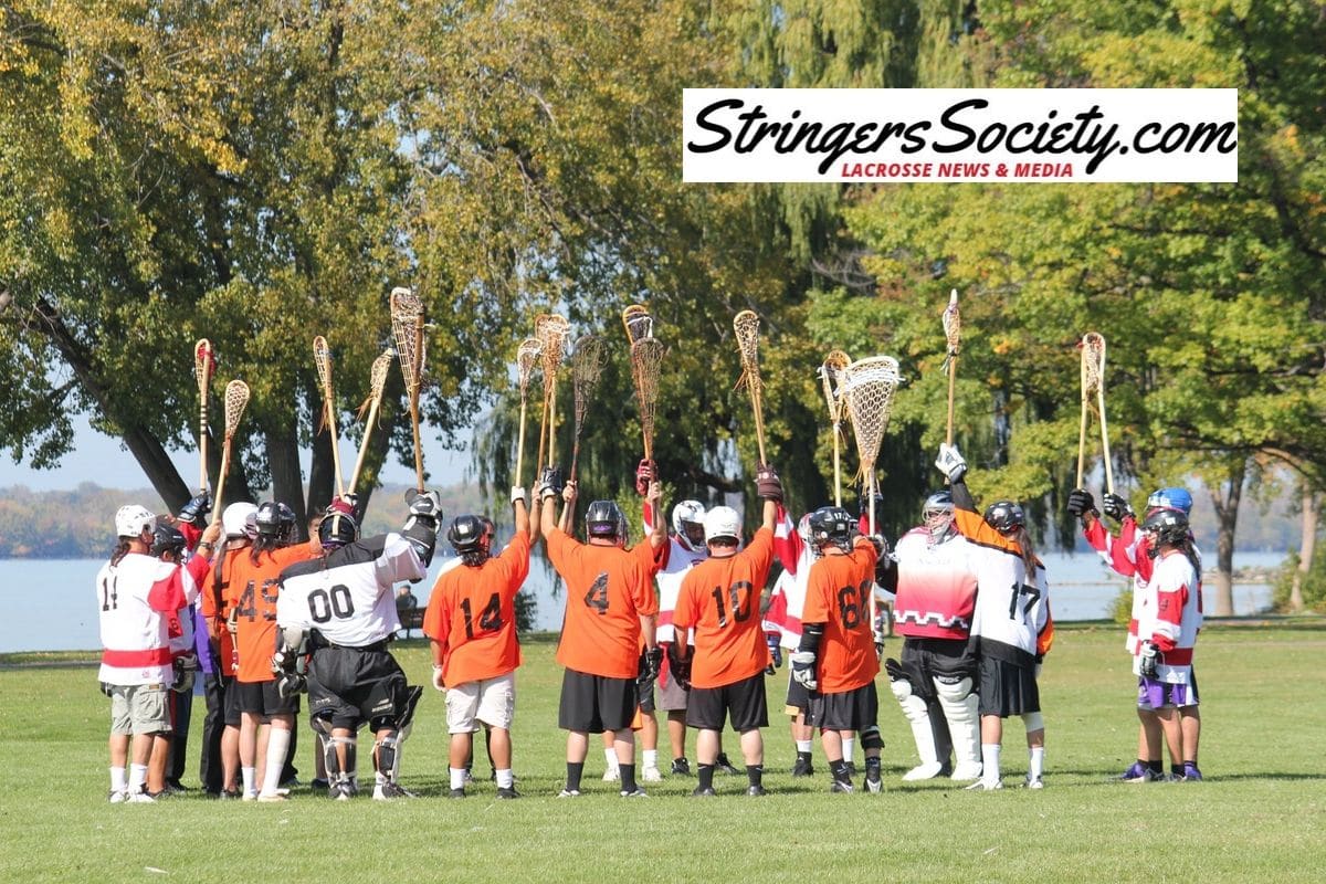 indigenous values puts on wooden lacrosse stick festival