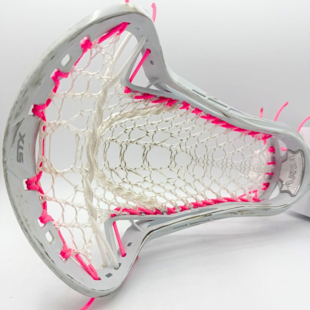 antrea w1 pro women's lacrosse mesh on a stx aria pro
