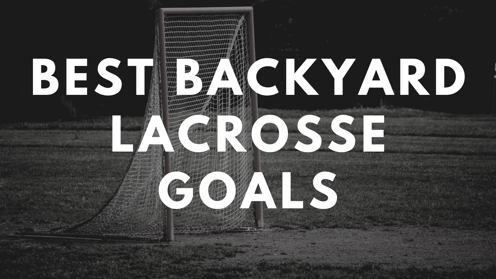 backyard lacrosse goals