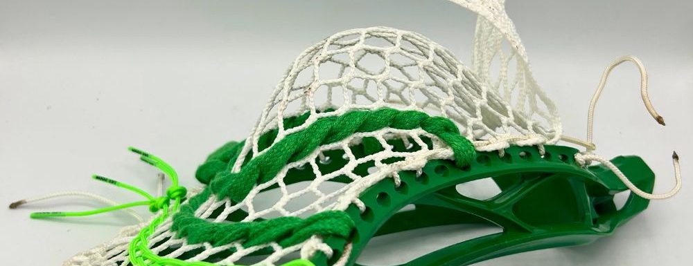 brine clutch head strung with a mid-pocket using ecd hero 3.0 semi-hard mesh and showcasing a smooth channel