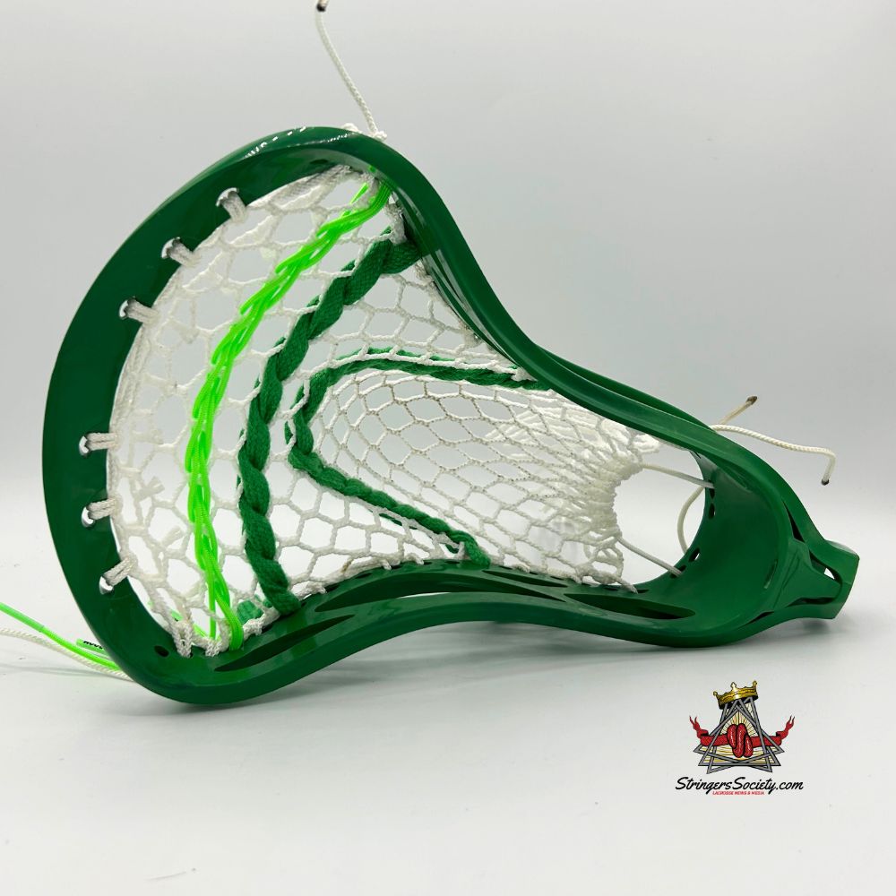 brine clutch head strung with a mid-pocket using ecd hero 3.0 semi-hard mesh and showcasing a smooth channel