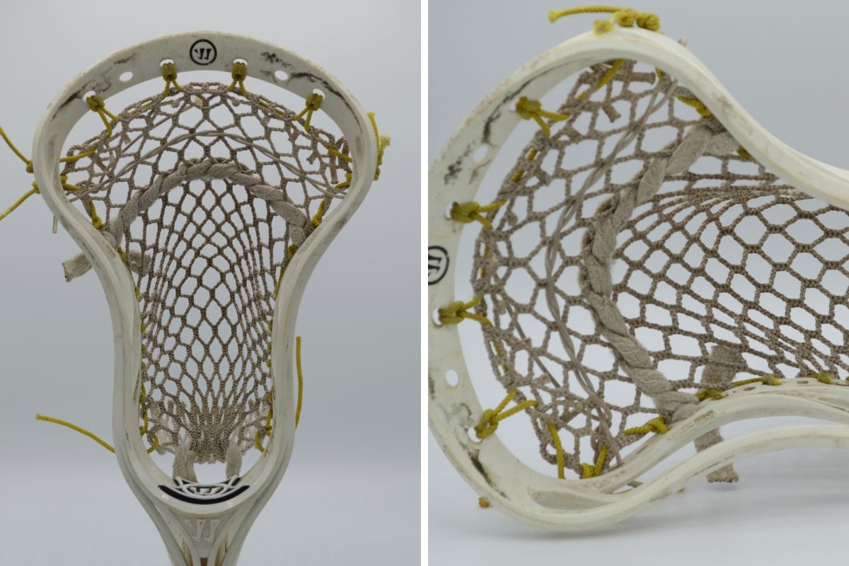 How To String A 9 DIamond Hidden Top String Lacrosse