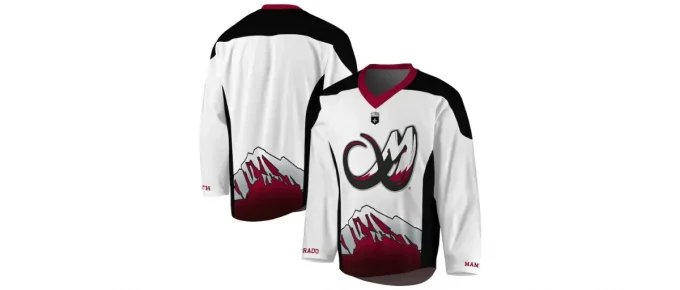 nll jerseys  colorado mammoth white maroon replica jersey  2022 nll jerseys ranked: best, worst, and why