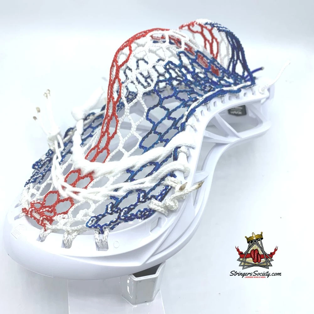 - custom strung maverik lacrosse head1 - maverik havok lacrosse pockets