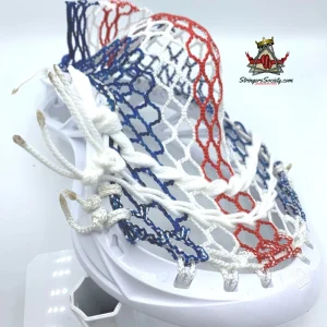 lacrosse stringing - custom strung maverik lacrosse head2 - master stringing with the stringdex lacrosse stringing guide