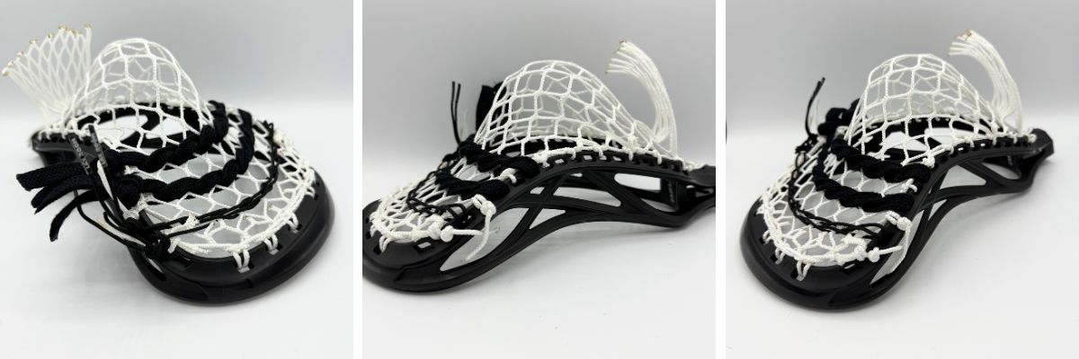 ecd delta head with laxroom 8d mesh mid-high pocket pattern