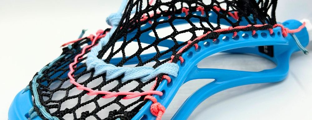 ecd dna 2.0 head strung with laxroom mesh for smooth release