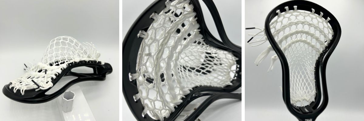 stringing pattern for the ecd dna 2 lacrosse head (variation 4).