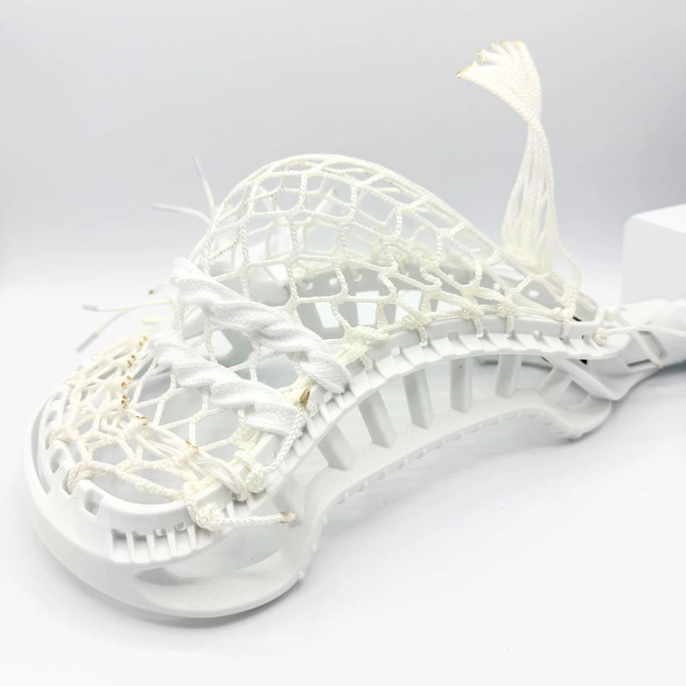 gait d2c lacrosse stringing pattern with laxroom 8 diamond mesh left channel view