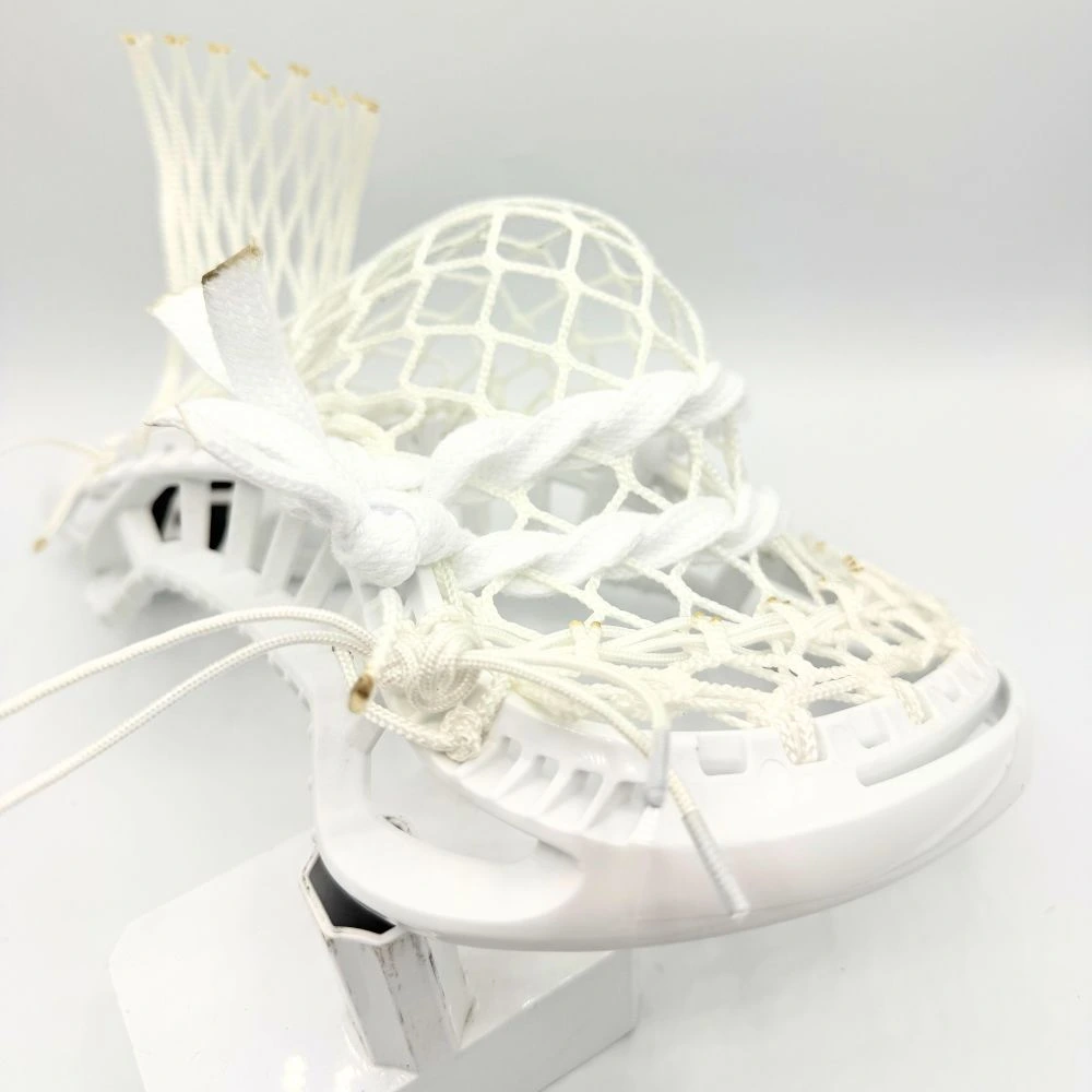 gait d2c lacrosse stringing pattern with laxroom 8 diamond mesh right channel view