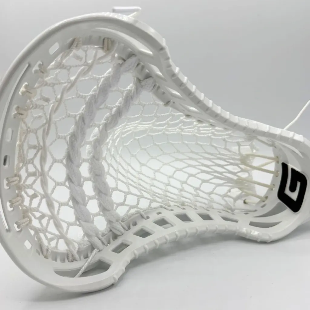 gait d2t lacrosse head strung with a mid pocket using stringking type 5s mesh