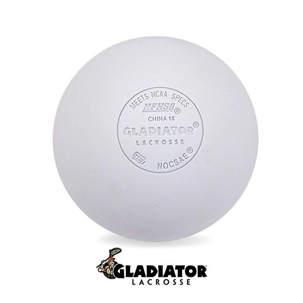 gladiator lacrosse ball stamps of approval from ncaa, sei, nfhs, nocsae, and sei
