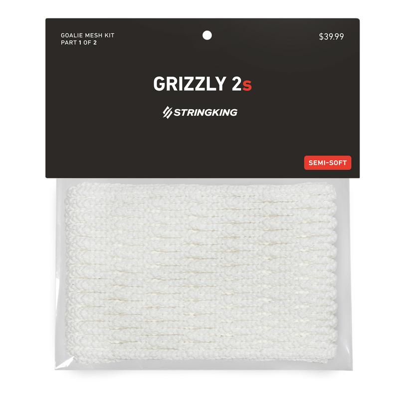 stringking grizzly 2s lacrosse goalie mesh