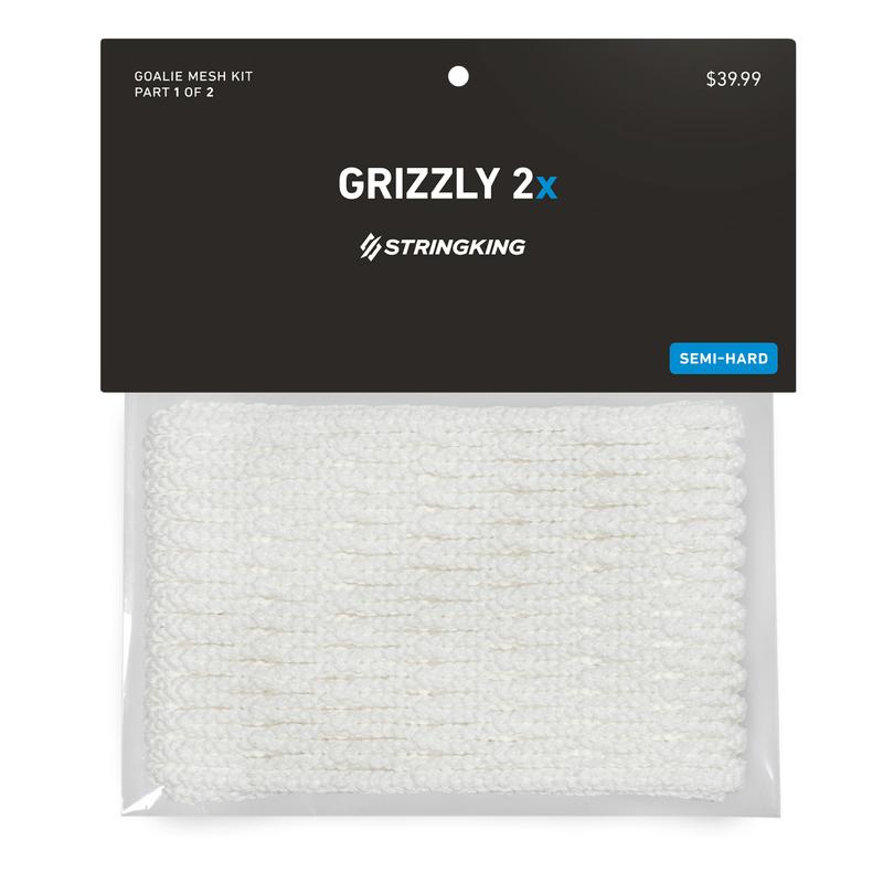 stringking grizzly 2x lacrosse goalie mesh