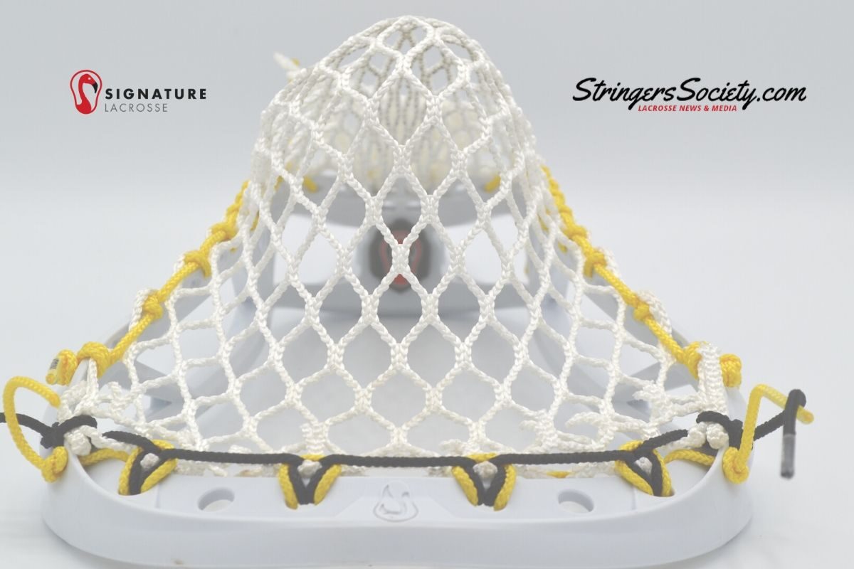 High Lacrosse Pockets How to string a lacrosse head with a high pocket
