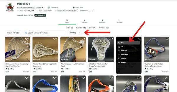 selling used sports gear - how to bump sidelineswap - the complete guide to selling used sports gear on sidelineswap