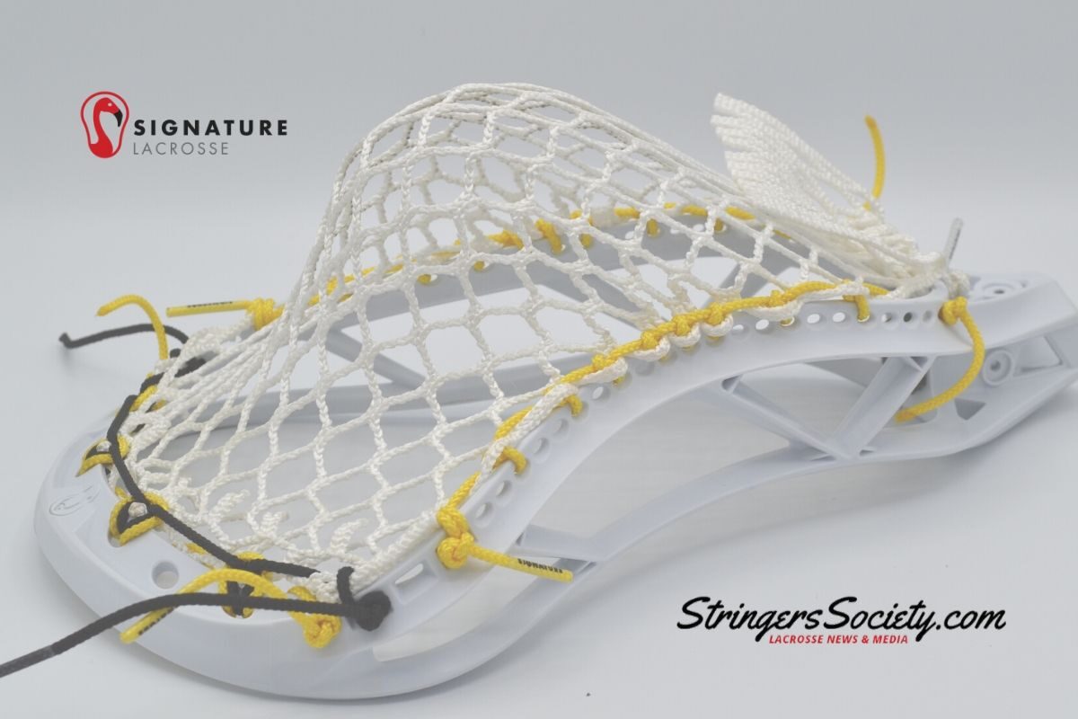 High Lacrosse Pockets How to string a lacrosse head with a high pocket
