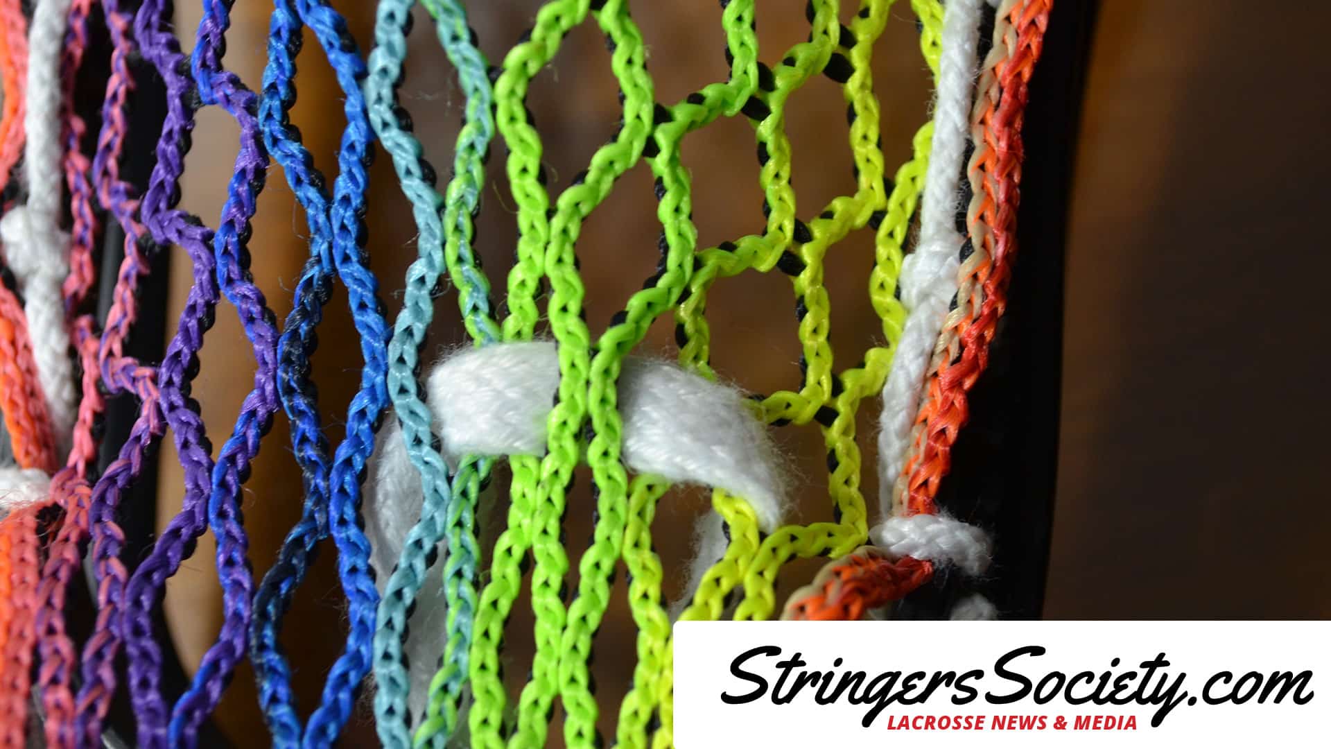 How to String a Women's Lacrosse Head how to string bottom string lacrosse step 2