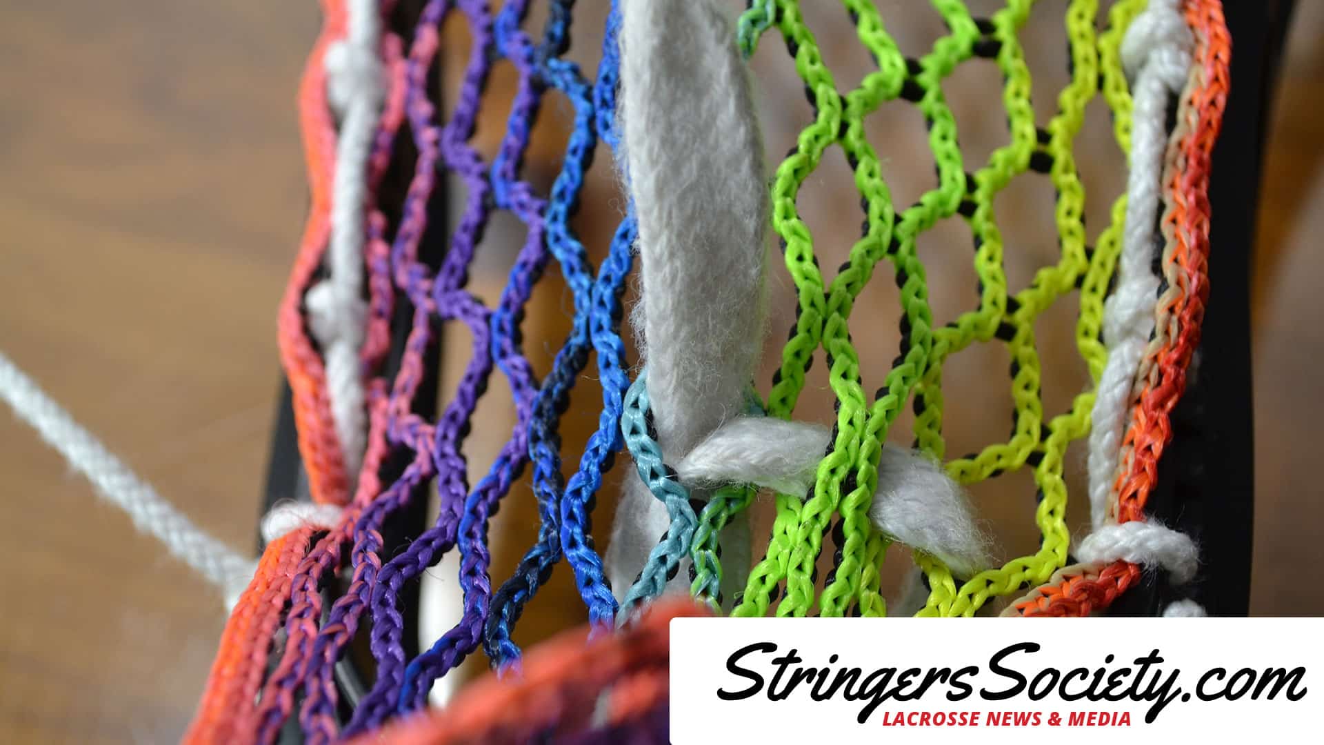 How to String a Women's Lacrosse Head how to string bottom string lacrosse step 3