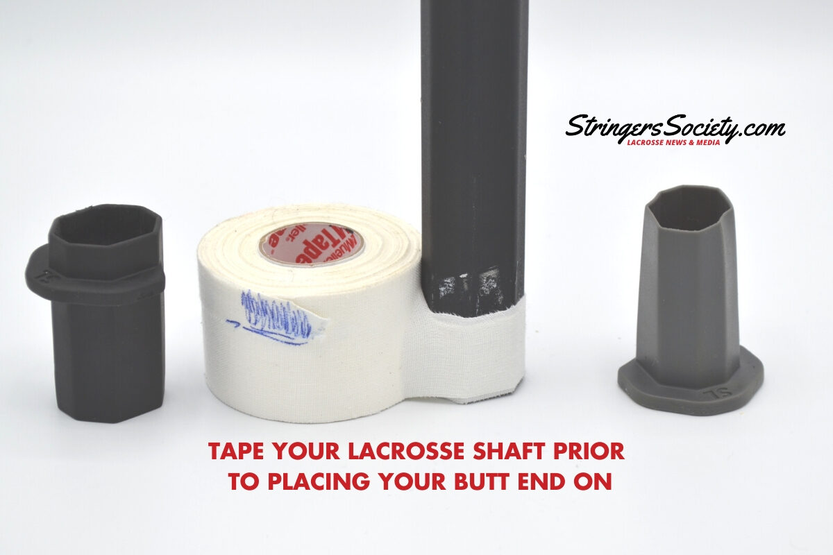 Taping Your Lacrosse Stick: The Tape Jobs, Styles, and Methods | Stringers Society Lacrosse how to tape your lacrosse stick 3 | Taping Your Lacrosse Stick: The Tape Jobs, Styles, and Methods