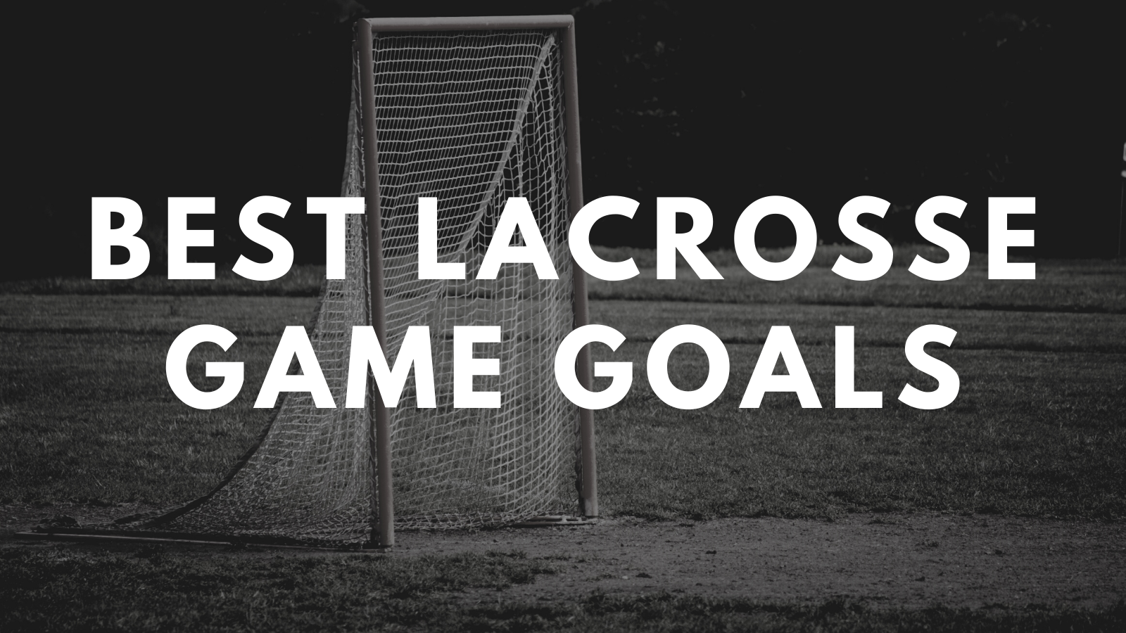 game lacrosse goals