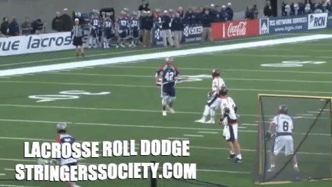 Lacrosse Dodges: The Bull Dodge, Split Dodge, and Face Dodge | Stringers Society Lacrosse lacrosse roll dodge