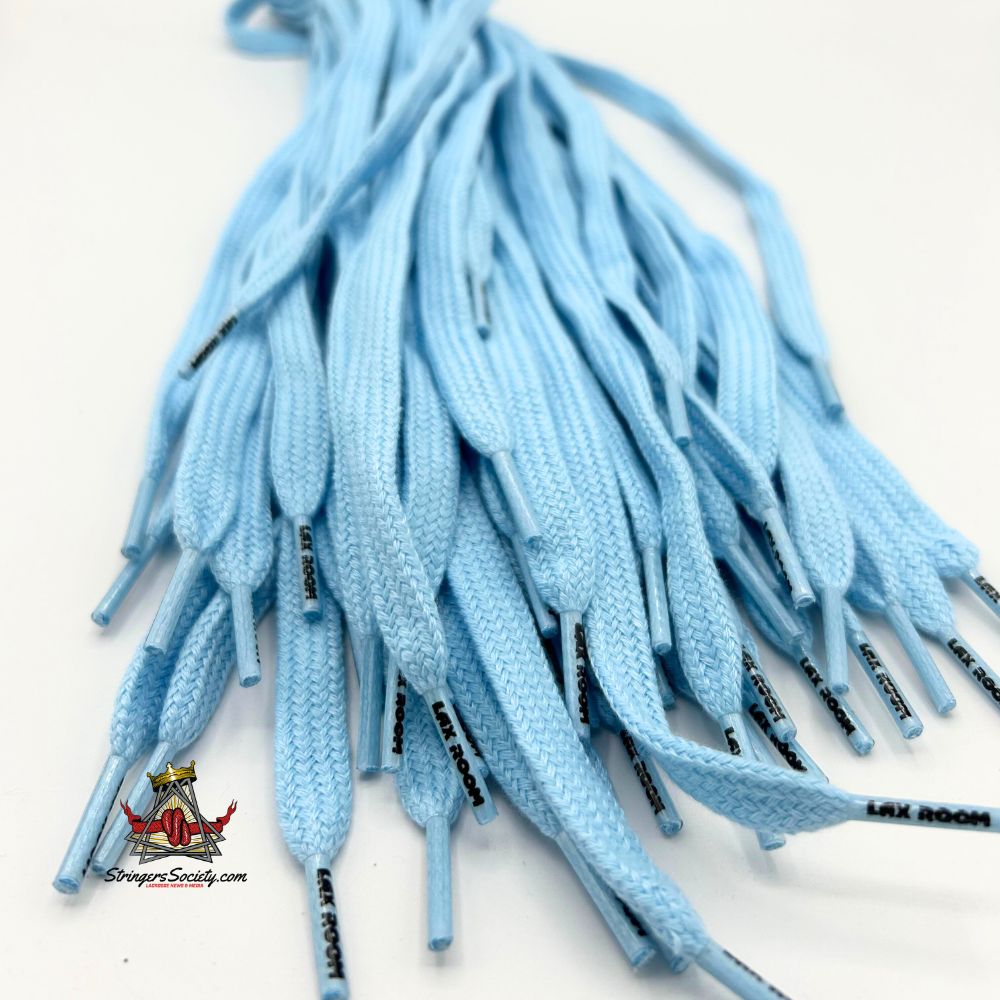 laxroom level 6 lacrosse shooting string (carolina blue)