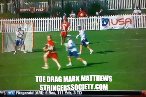 Lacrosse Dodges: The Bull Dodge, Split Dodge, and Face Dodge | Stringers Society Lacrosse mark matthews toe drag