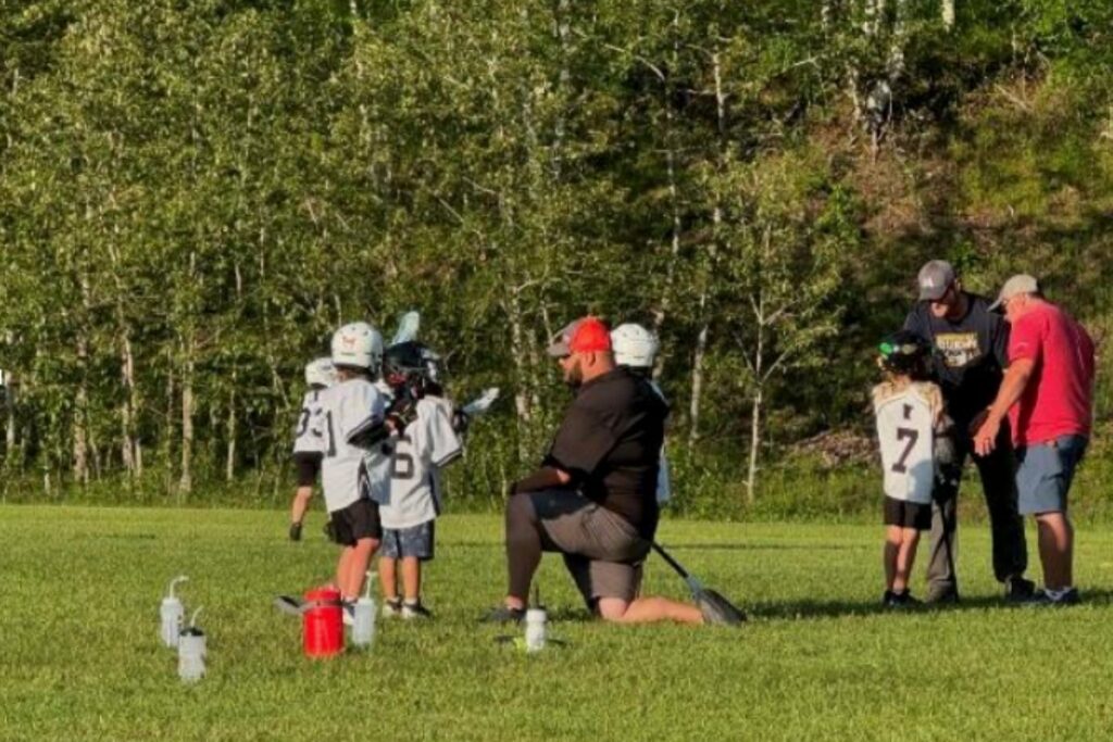 matt oven coaching 8u youth lacrosse