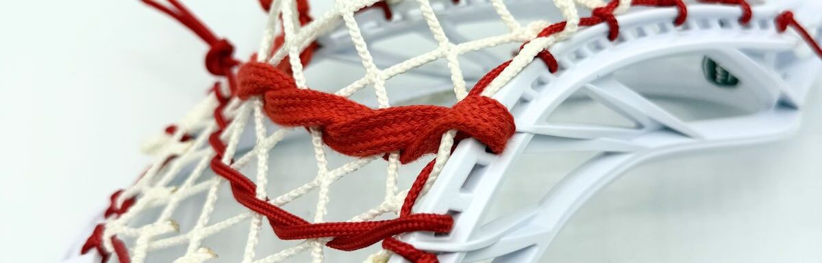 Custom strung Maverik Havok 2.0 lacrosse head featuring a mid-high pocket channel with LaxRoom 6-diamond mesh.