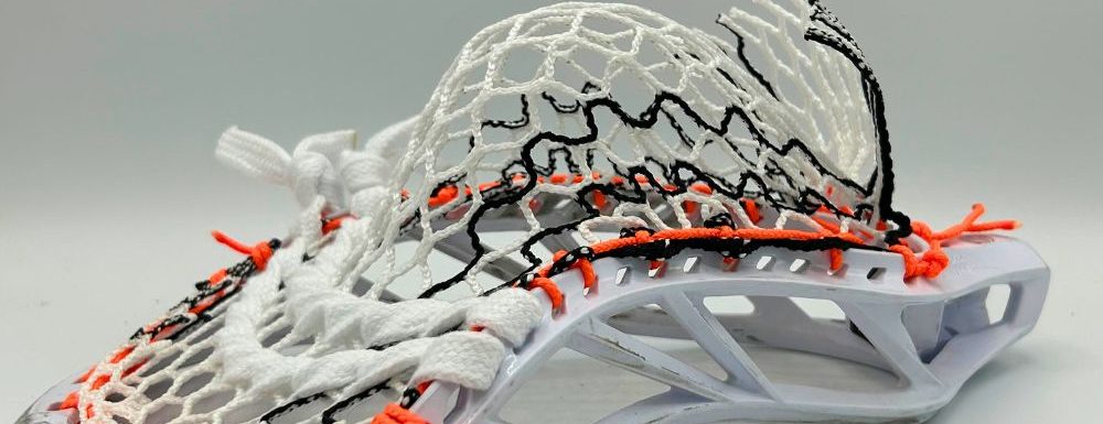 channel view of maverik havok head strung with black storm striker mesh