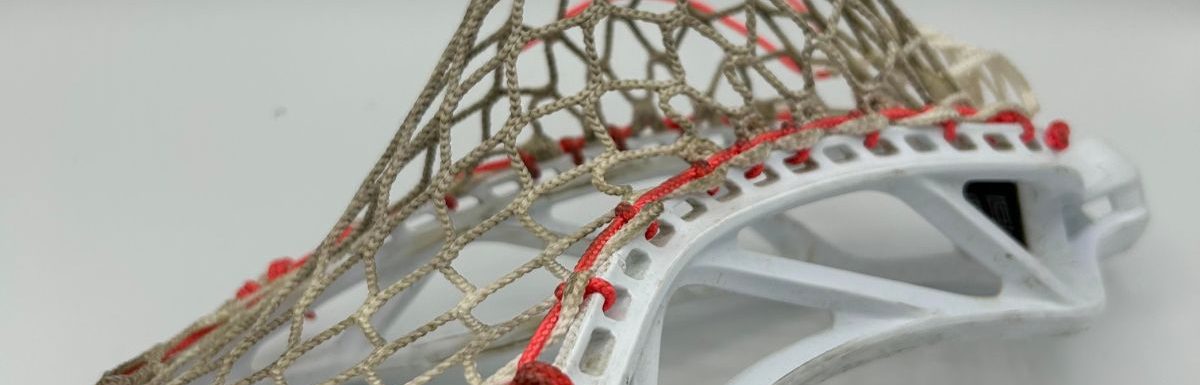 image showcasing the design of a mirage lacrosse sidewall.