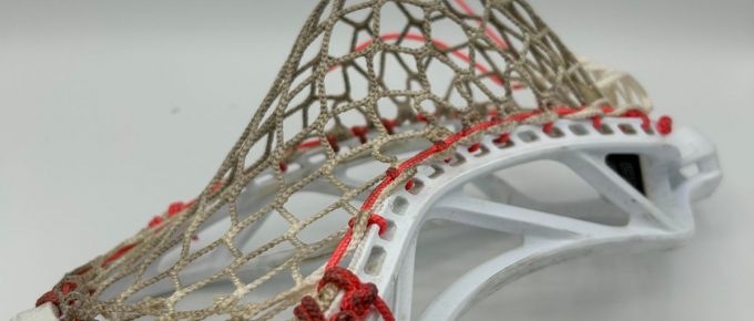 image showcasing the design of a mirage lacrosse sidewall.