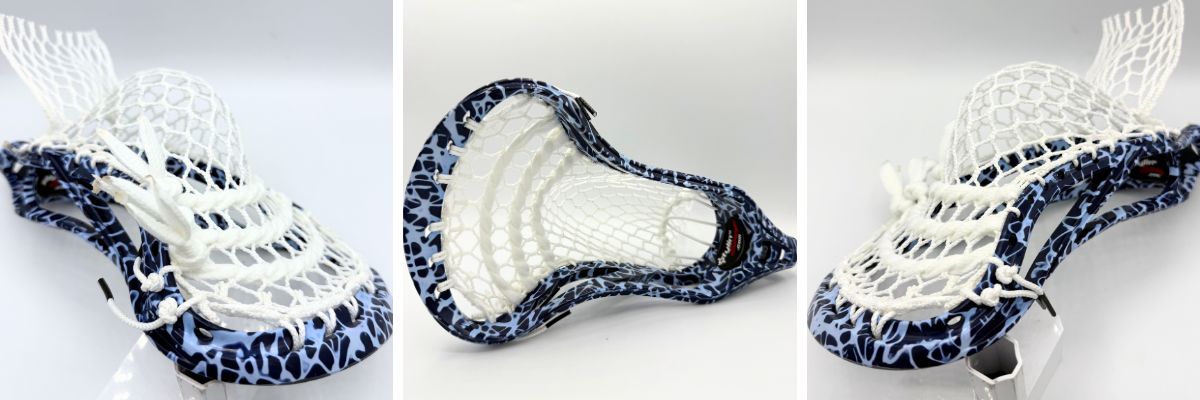 Lacrosse stick head with unique design