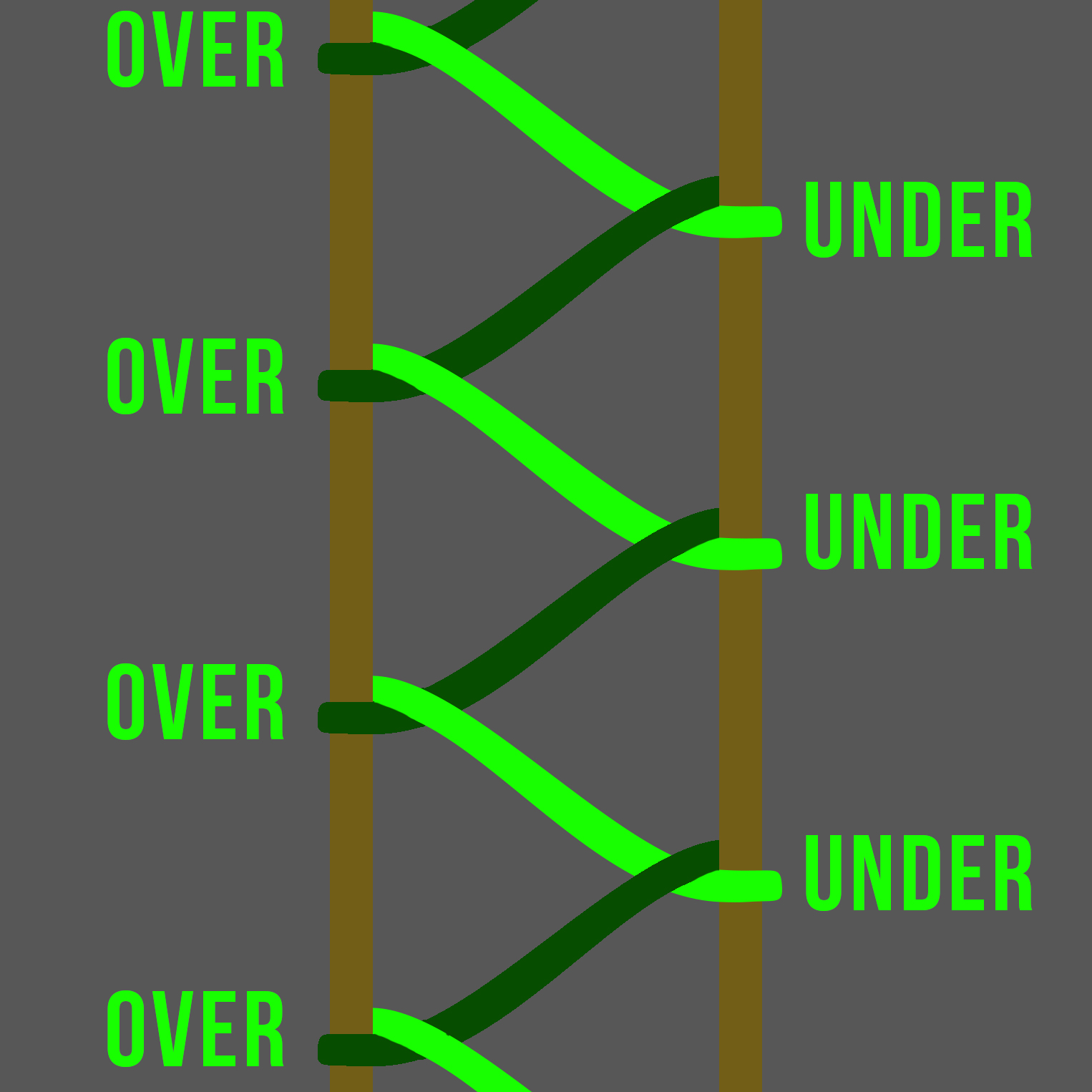 STX ProForm Ladder Pocket Tutorial Part 3: Adding Crosslace