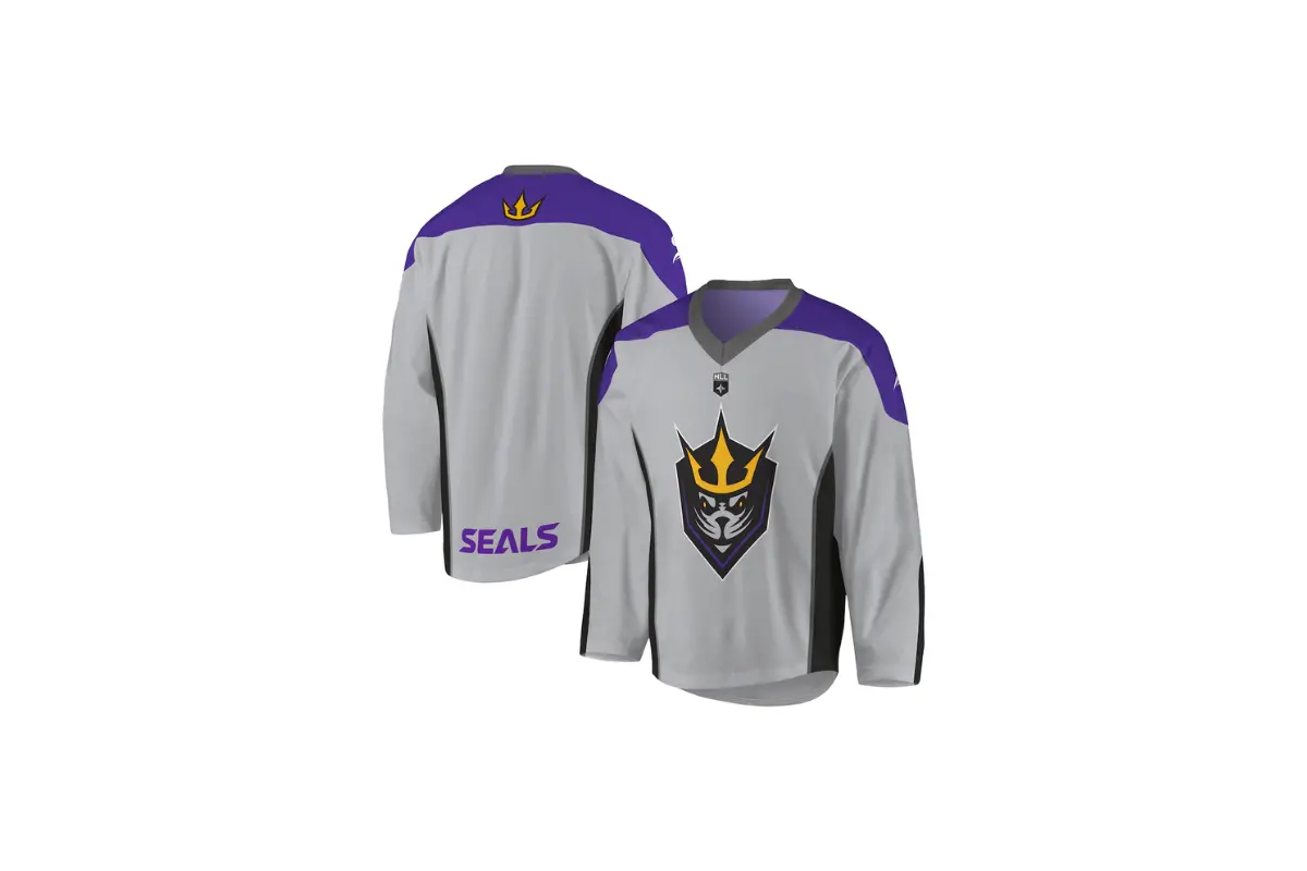 san diego seals gray/purple replica jersey