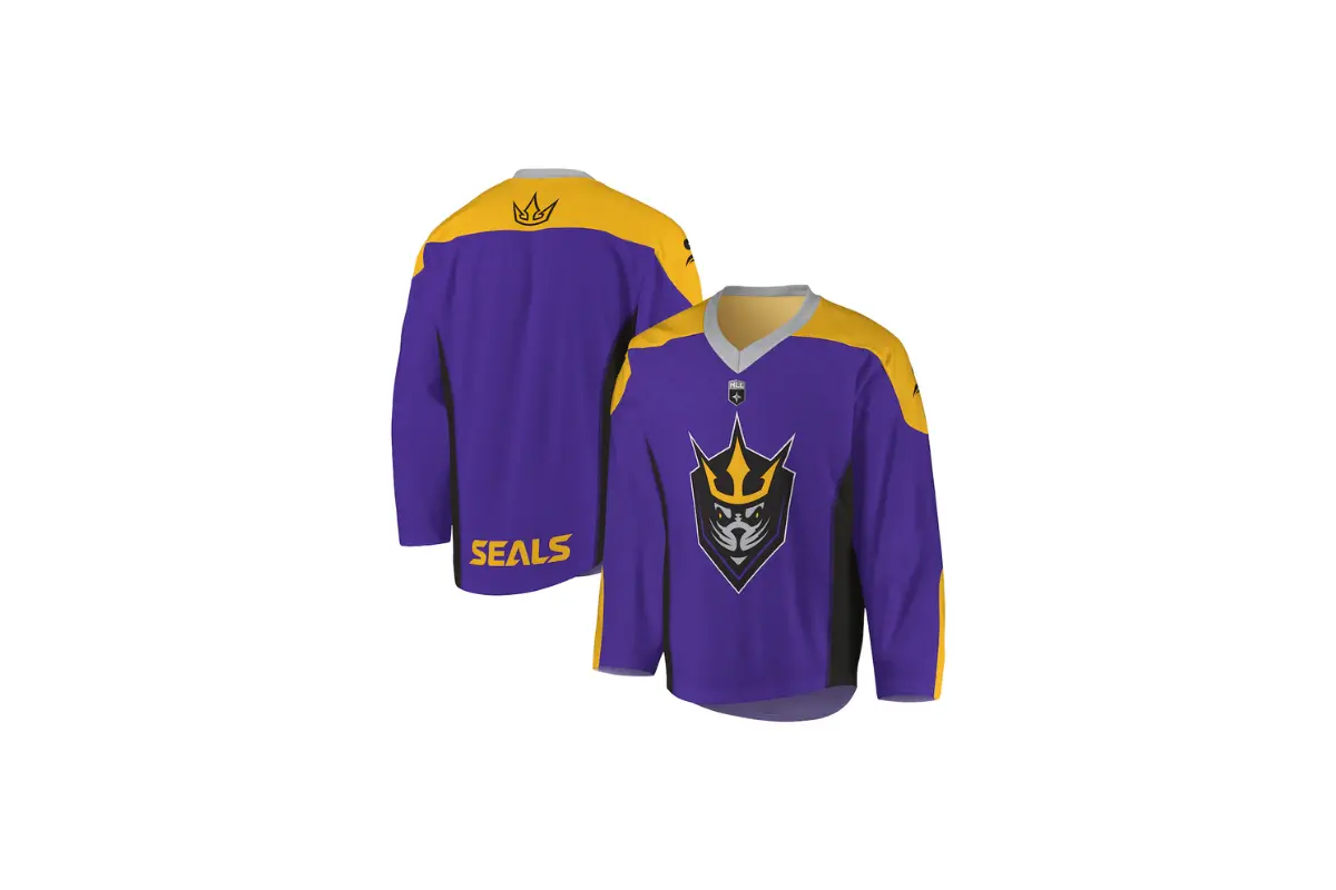 san diego seals purple/gold replica jersey