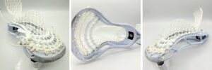 StringKing Legend Senior lacrosse head with Hero 4.0 Semi-Soft mesh mid-pocket for elite high school and college midfielders