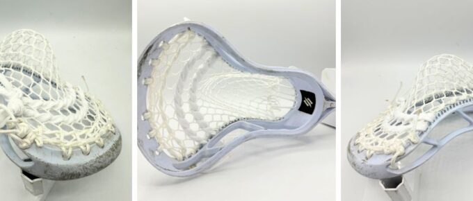 StringKing Legend Senior lacrosse head with Hero 4.0 Semi-Soft mesh mid-pocket for elite high school and college midfielders