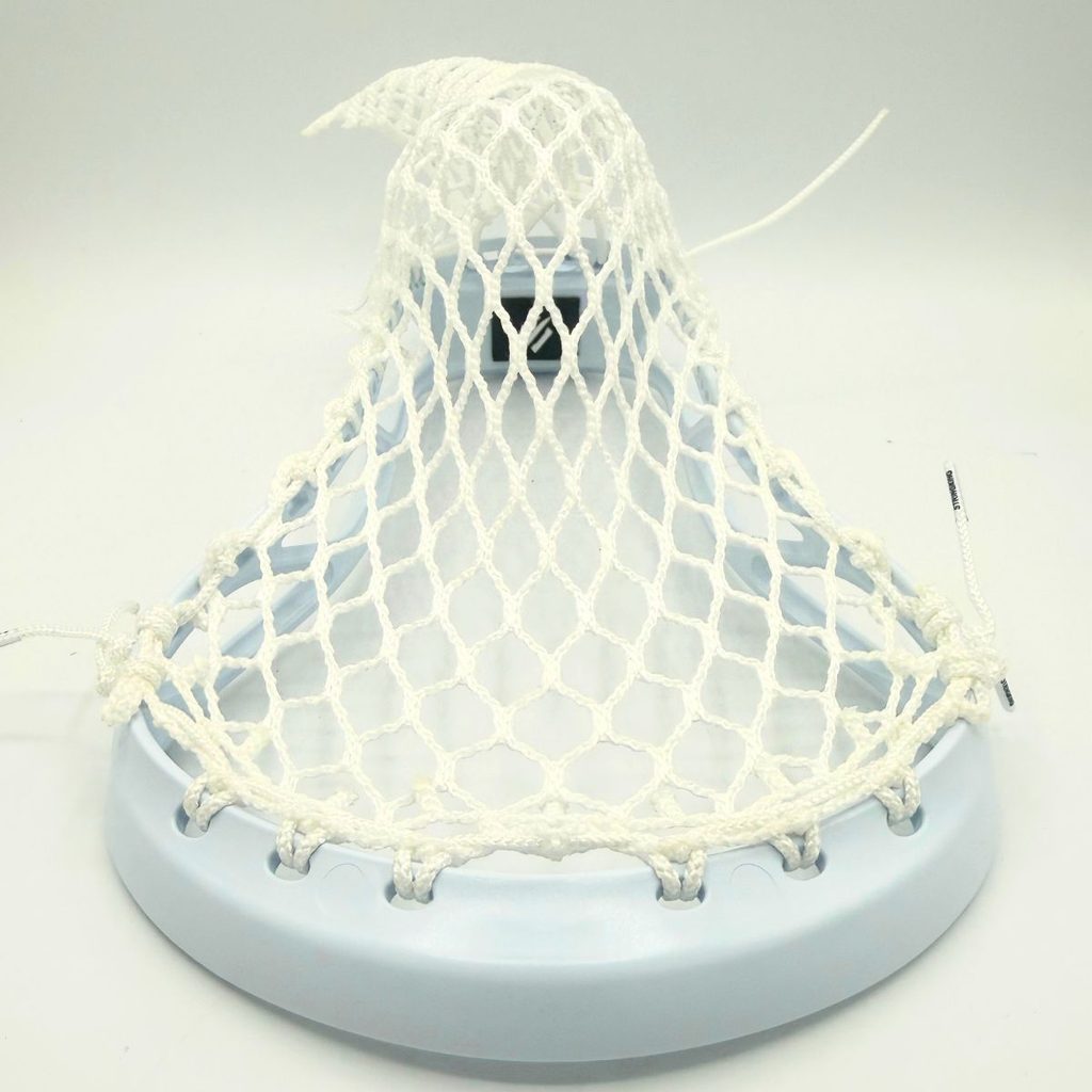 scoopend view of stringking mark 2f midlow pocket with white ecd hero x mesh and white top string
