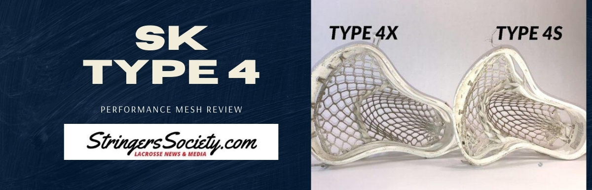 StringKing Type 4s Semi-Soft Lacrosse Mesh Piece 