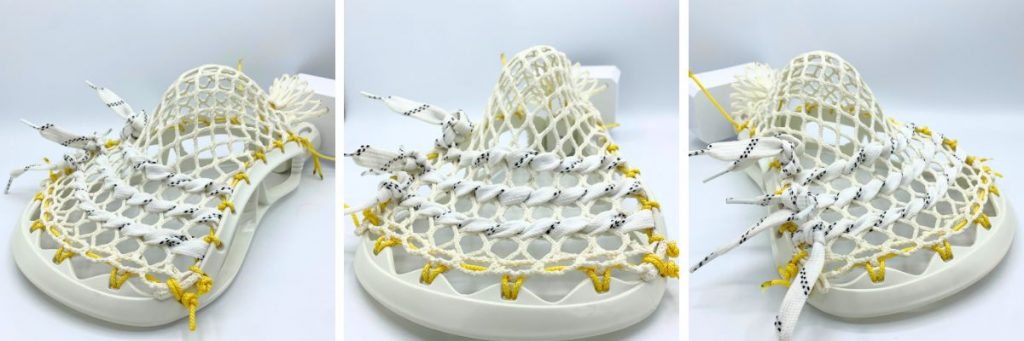 STX AV8 Mid Pocket with Hard Mesh Stringing Pattern