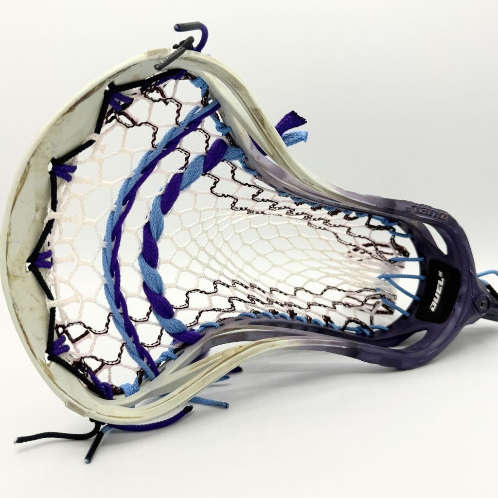 stx duel iii low pocket with hero 4.0 semisoft mesh, full face view showing the channel